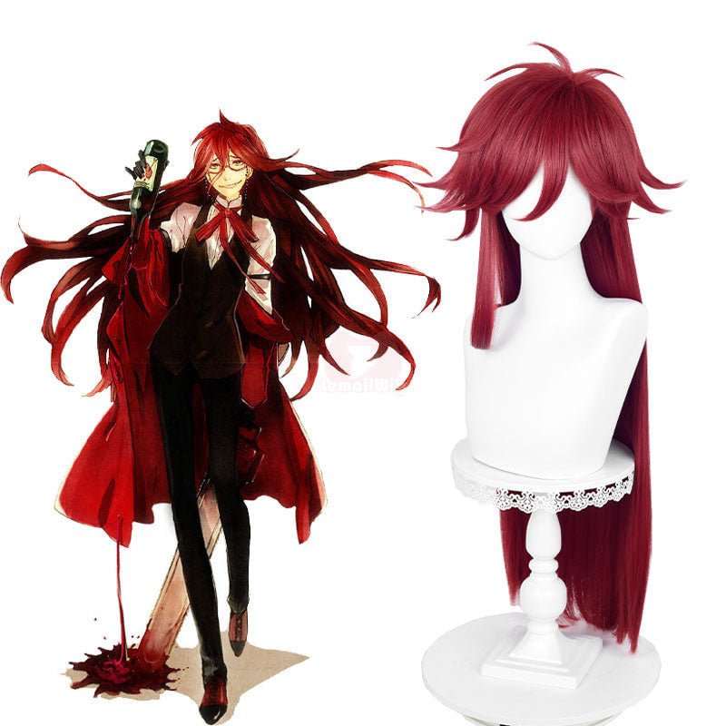 100 Sleeping Princes and the Kingdom of Dreams Grell Sutcliff Cosplay Wig - lemailwigs