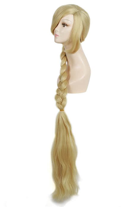 120cm Super Long Blonde Cosplay Wigs Tangled Braid Wigs C23 - lemailwigs