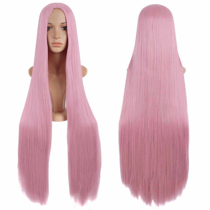 14 Colors 100 cm Long Straight Cosplay Wigs - F - lemailwigs