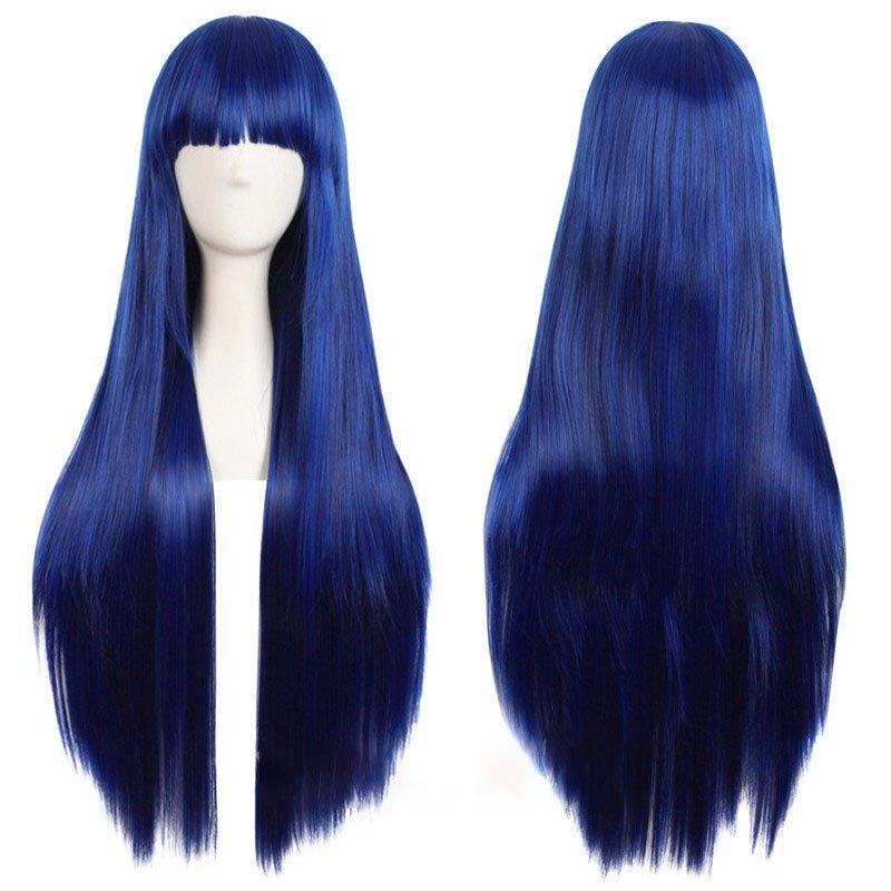 15 Colors 80cm Anime Universal Long Straight Cosplay Wigs - F - lemailwigs