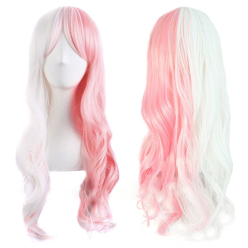 15 Colors Gradient Big Wave Long Curly Hair Cosplay Wigs - I - lemailwigs