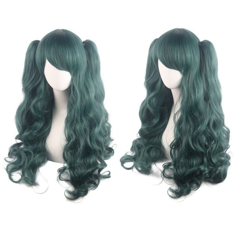 18 Colors Anime Lolita Double Tail Cute Cosplay Wigs - Q - lemailwigs