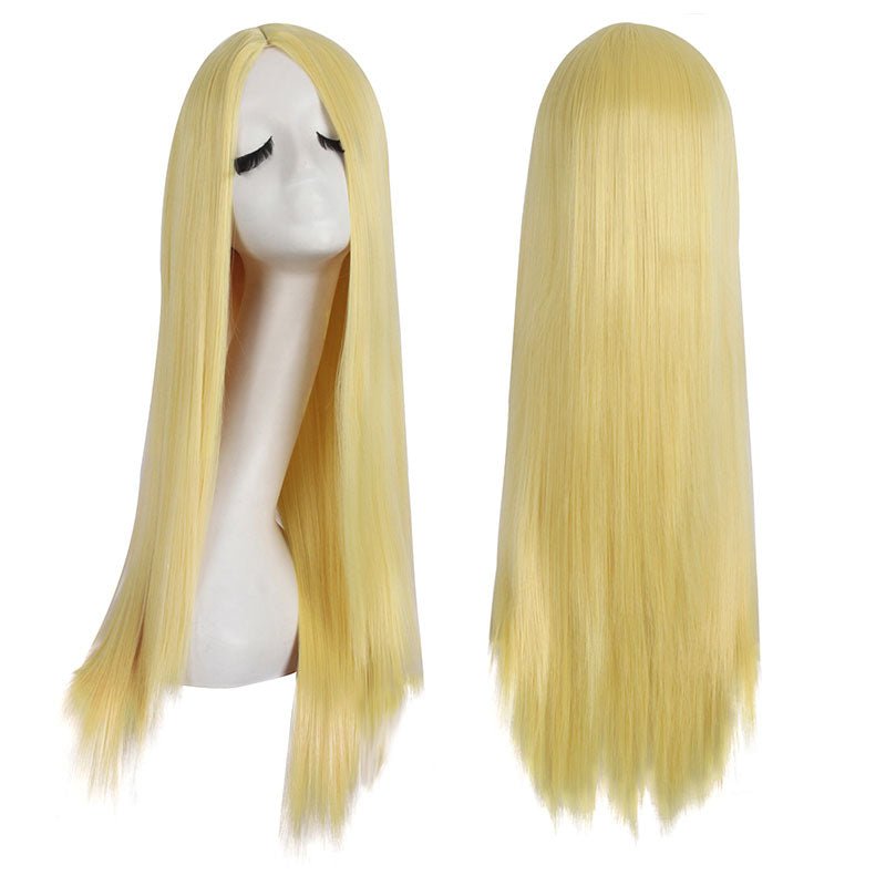 18 Colors Universal Anime 70cm Long Straight Cosplay Wigs - F - lemailwigs