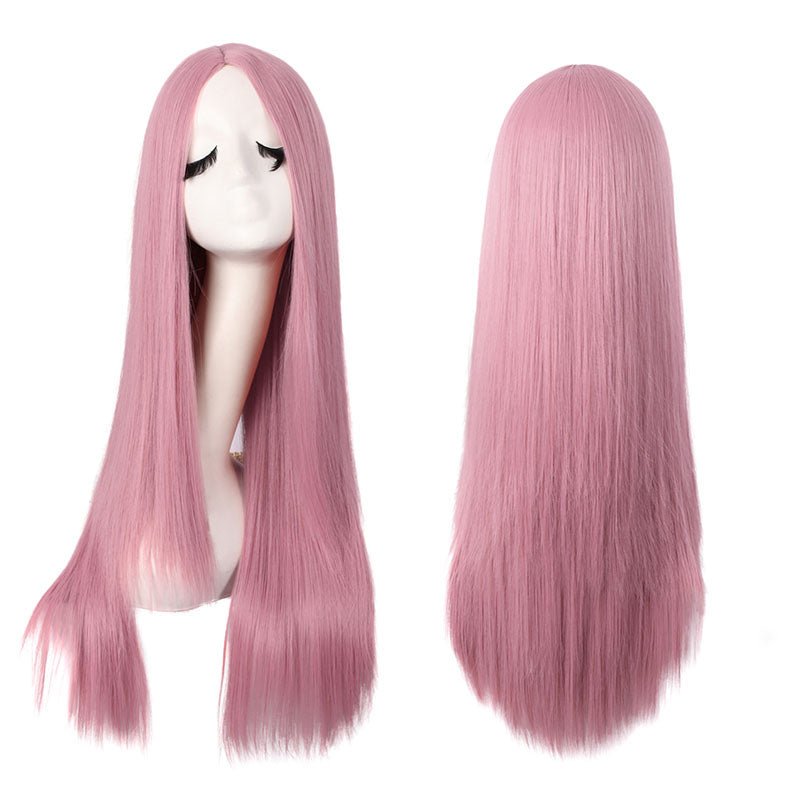 18 Colors Universal Anime 70cm Long Straight Cosplay Wigs - I - lemailwigs