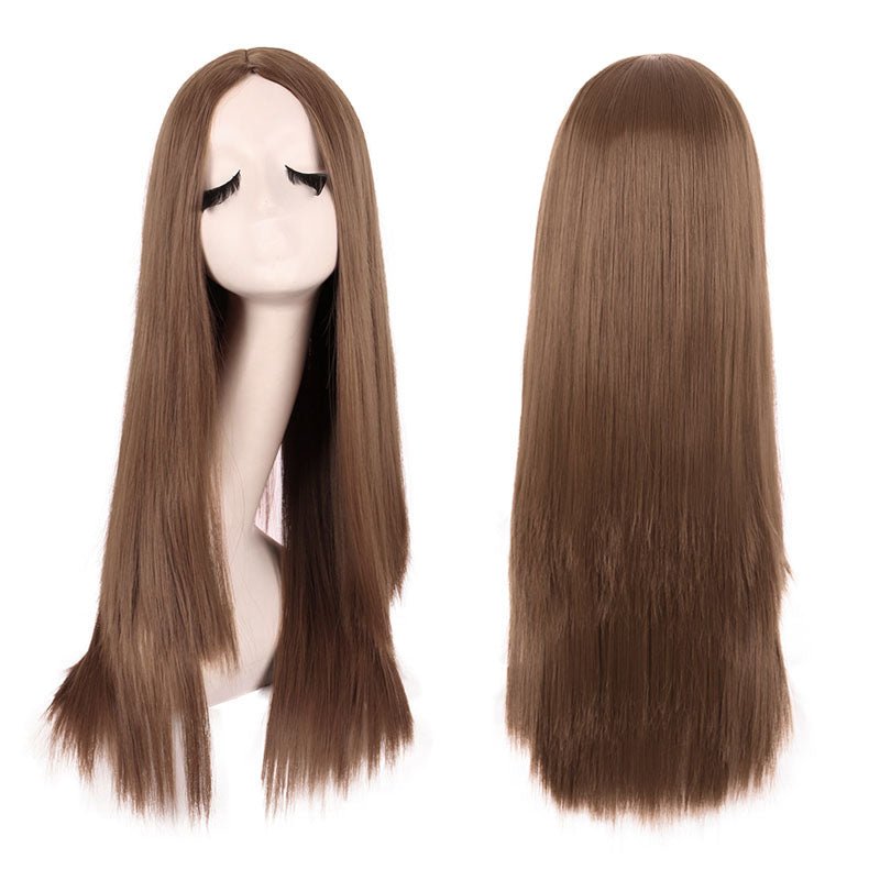 18 Colors Universal Anime 70cm Long Straight Cosplay Wigs - J - lemailwigs