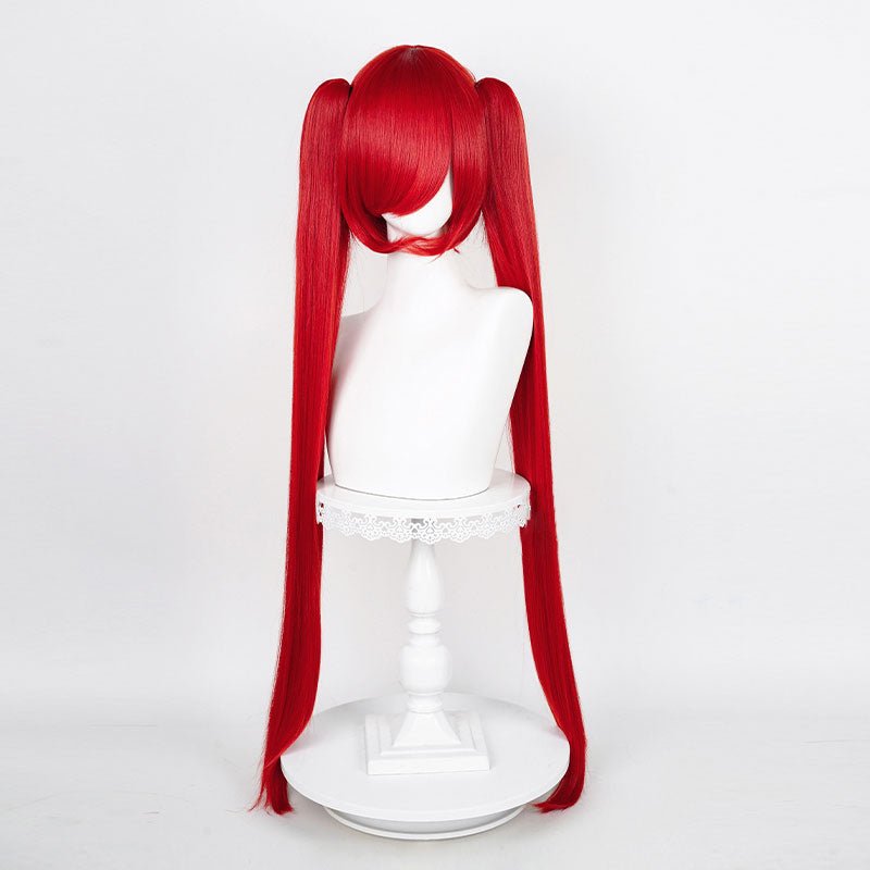 19 Colors 90CM Long Straight Double Ponytail Cosplay Wigs - D - lemailwigs