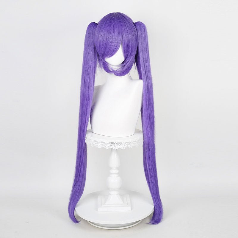 19 Colors 90CM Long Straight Double Ponytail Cosplay Wigs - E - lemailwigs