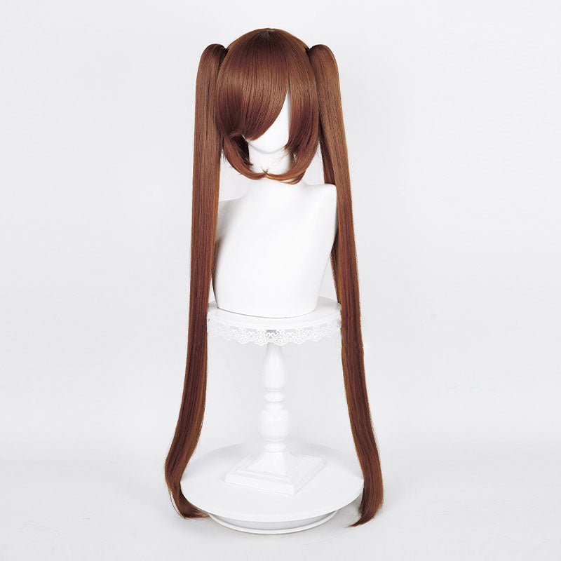 19 Colors 90CM Long Straight Double Ponytail Cosplay Wigs - K - lemailwigs