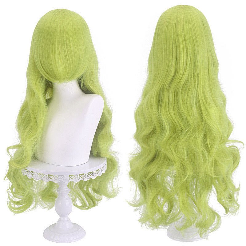 19 Colors Anime Long Curly High Quality Cosplay Wigs - C - lemailwigs
