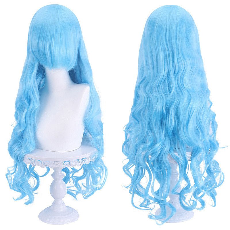 19 Colors Anime Long Curly High Quality Cosplay Wigs - O - lemailwigs