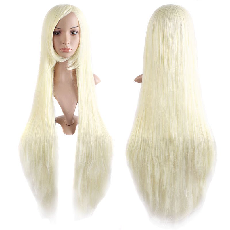 23 Colors 100 cm Long Straight Cosplay Wigs - L - lemailwigs