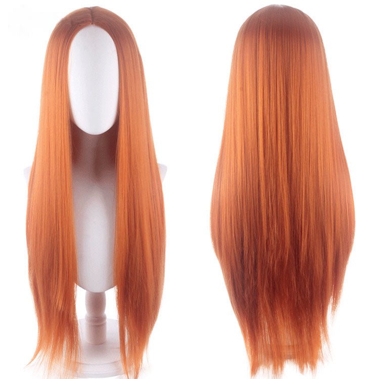 23 Colors 80cm Long Straight Middle Score Cosplay Wigs - G - lemailwigs