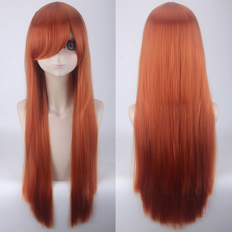 24 Colors 80cm Fashion Long Straight Cosplay Wigs - O - lemailwigs