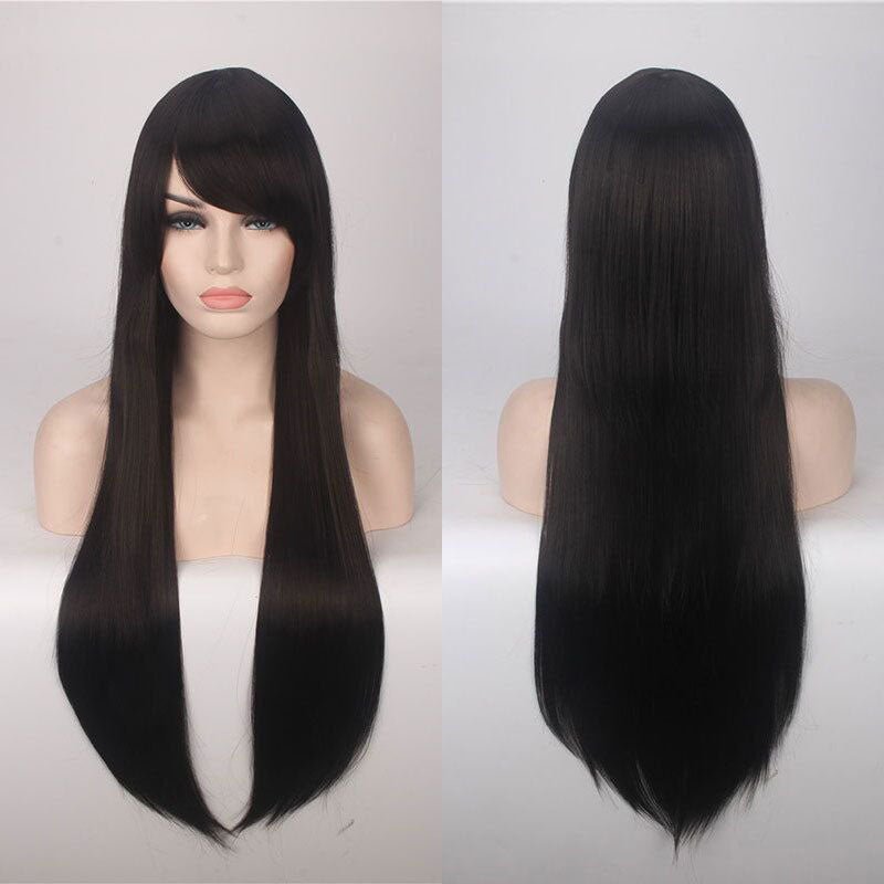 24 Colors 80cm Long Straight Cosplay Wigs - B - lemailwigs