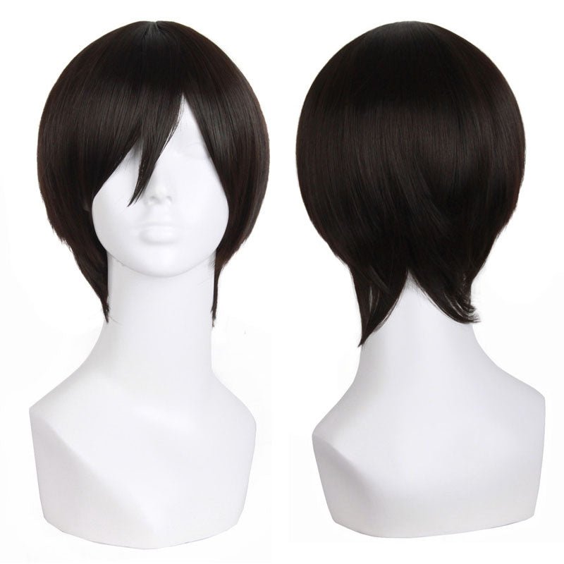 25cm Universal Short Straight Cosplay Wigs - B - lemailwigs