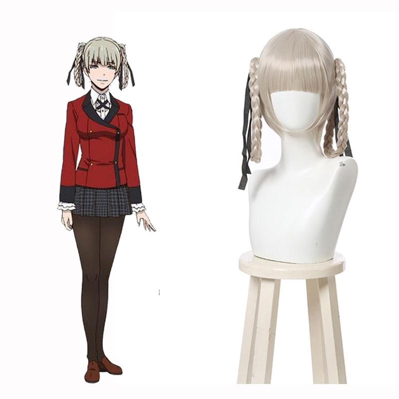 28cm Anime Kakegurui Kirari Momobami Cosplay Wigs - lemailwigs