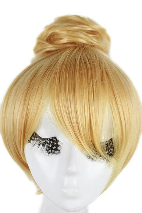 30cm Short Blonde Fairy Tinker Bell Cosplay Wigs JF362 - lemailwigs