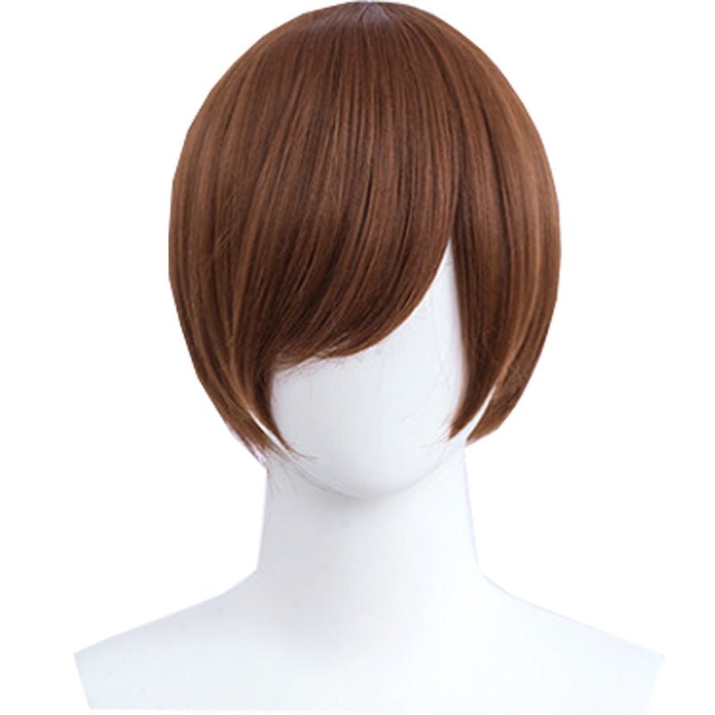 30cm Short Straight Brown General Anime Cosplay Wigs - lemailwigs