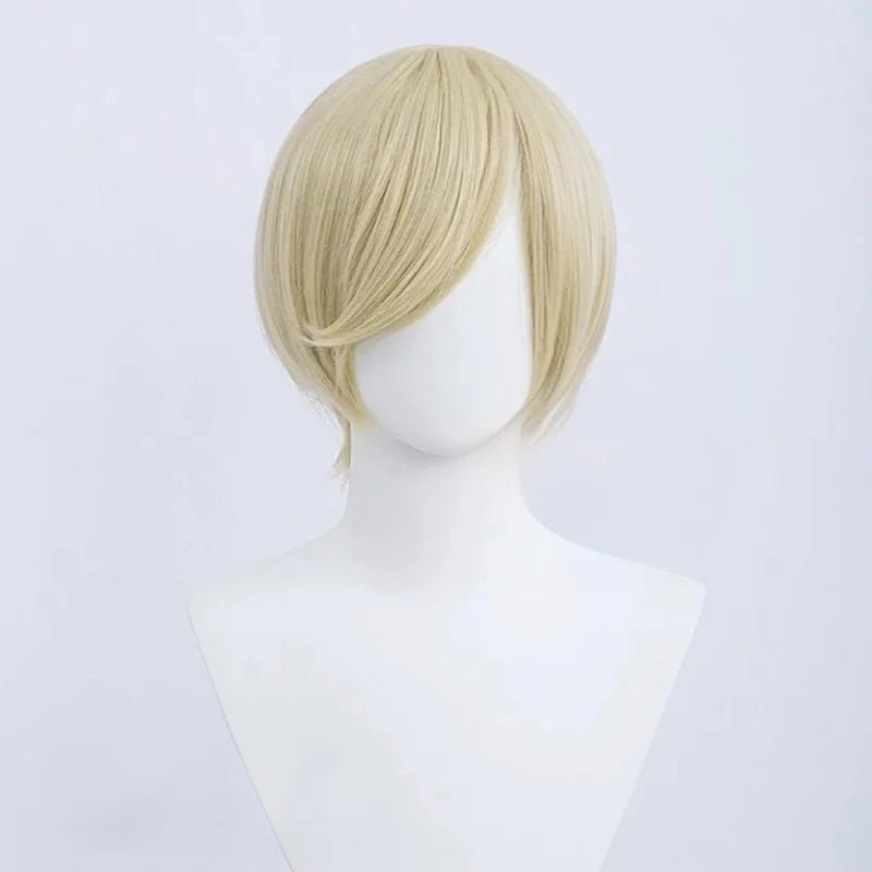 30cm Short Straight Light Blue General Anime Cosplay Wigs - lemailwigs