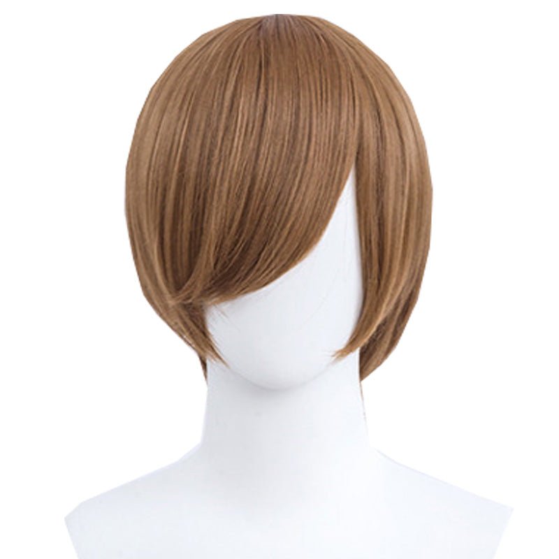 30cm Short Straight Light Brown General Anime Cosplay Wigs - lemailwigs