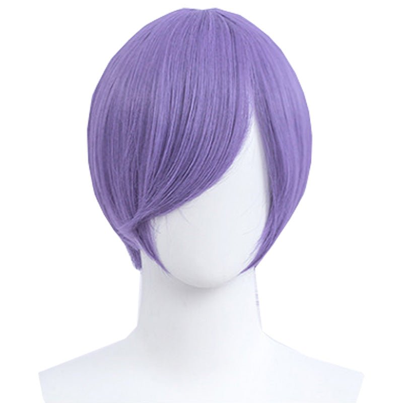 30cm Short Straight Purple General Anime Cosplay Wigs - lemailwigs