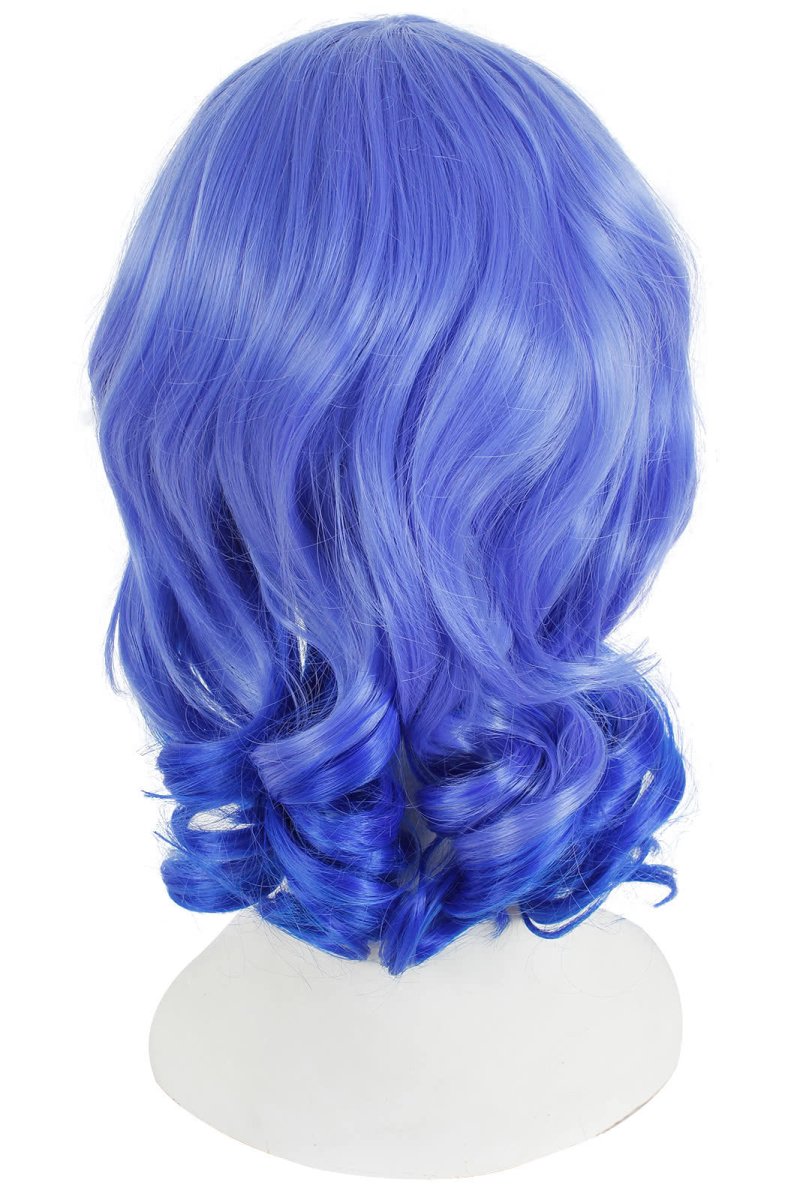 45cm Medium Blue Karneval Kiichi Anime Cosplay Wigs JF - 0115 - lemailwigs