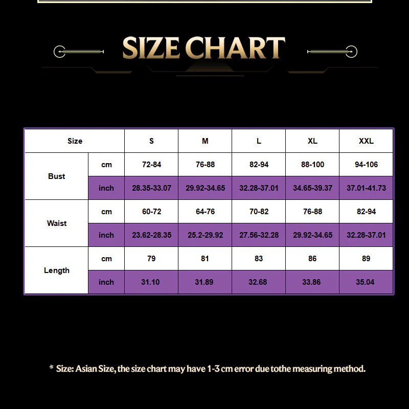 【48HR SHIP】L-email Wig Game Honkai Star Rail Robin Fanart Cosplay Costume Costume Size chart