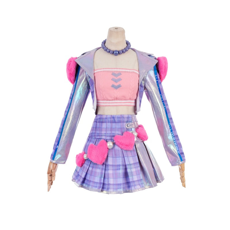 48HR_SHIP_L-email_Wig_LOL_League_Of_Legends_Caitlyn_Cosplay_Costume_2