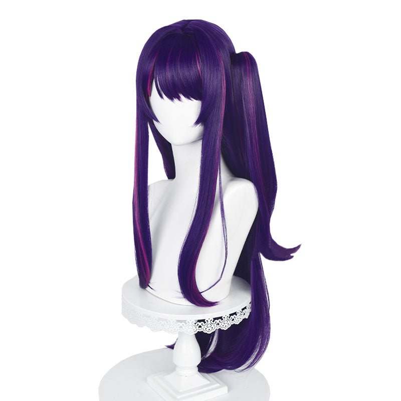 【48HR SHIP】 Oshi no Ko Hoshino Ai Purple Mixed Pink Cosplay Wig