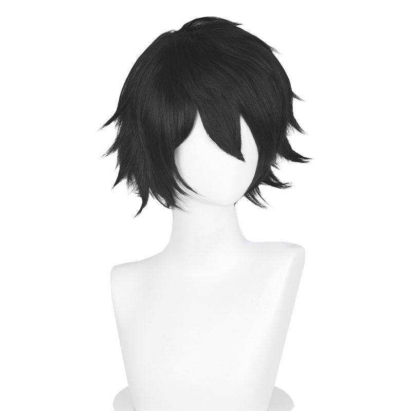 【48HR SHIP】Death Note L.Lawliet Short Black Halloween Cosplay Wig - lemailwigs