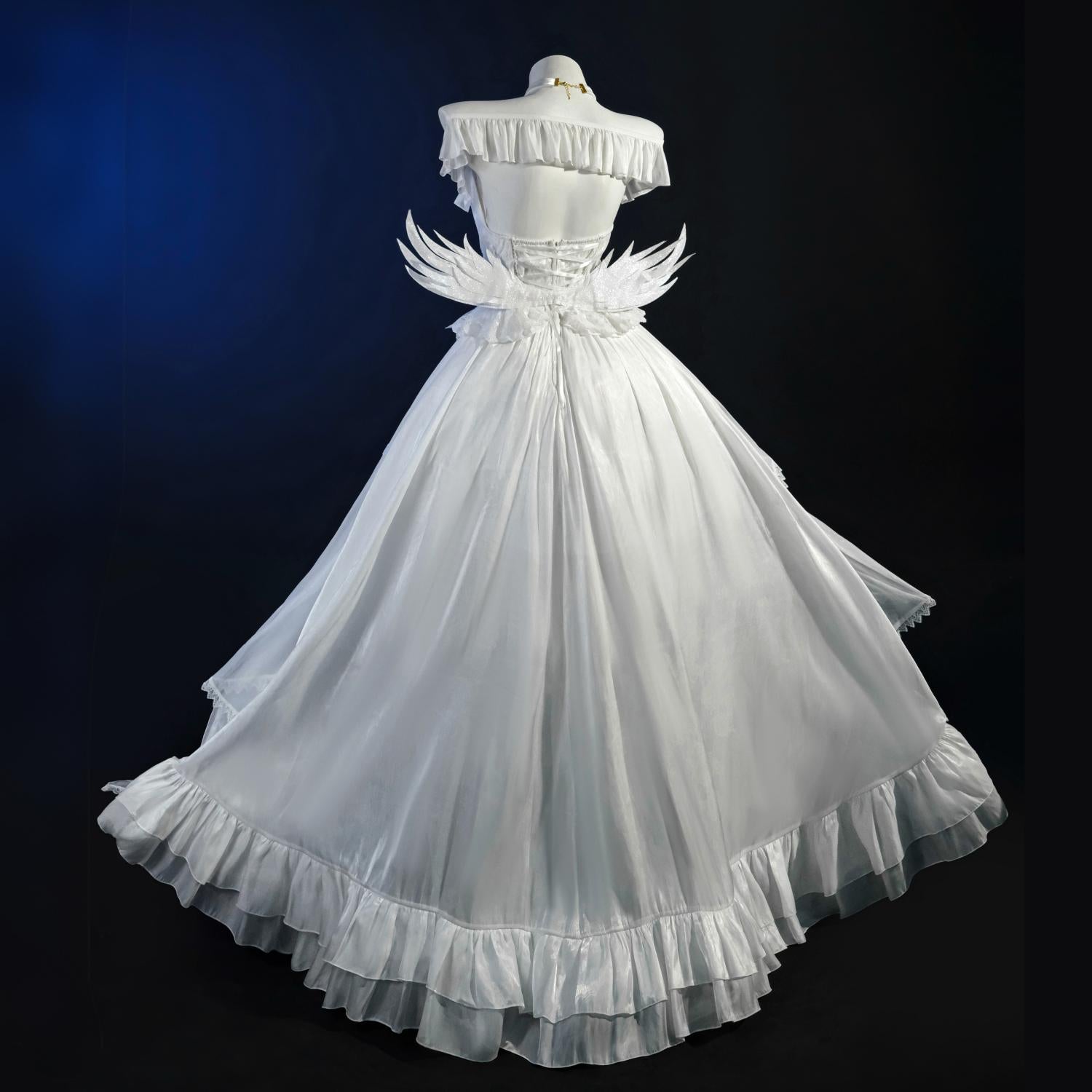 【48HR SHIP】L - email Wig Azur Lane Janus Cosplay Dress Full Set - lemailwigs