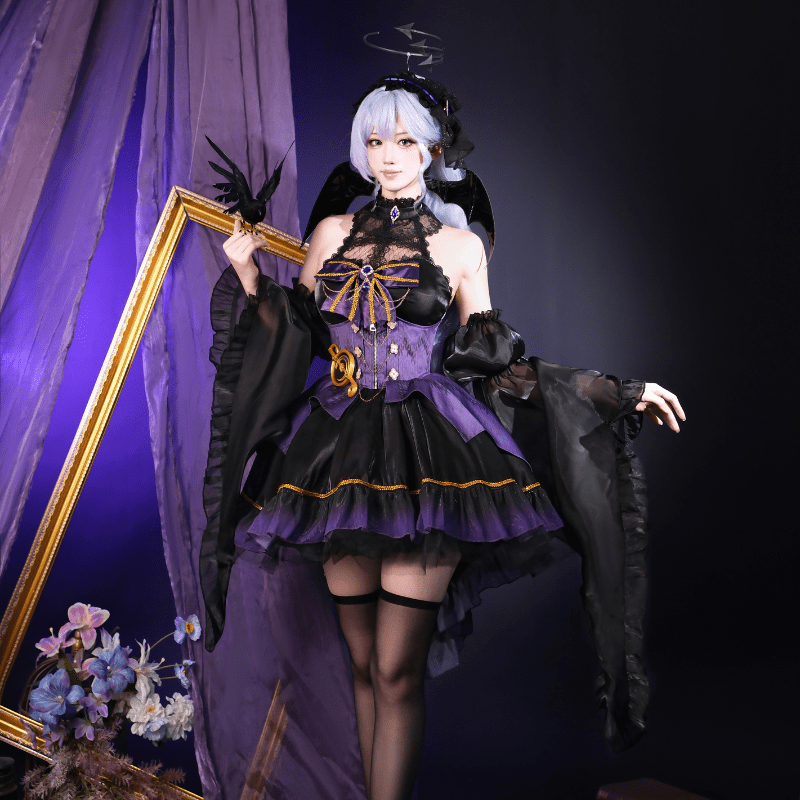 【48HR SHIP】L - email Wig Game Honkai Star Rail Robin Fanart Cosplay Costume - lemailwigs