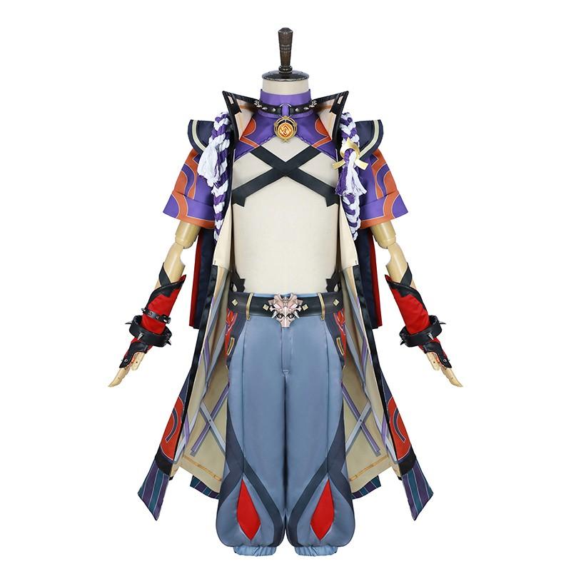【48HR SHIP】L - email Wig Genshin Impact Arataki Itto Cosplay Costume And Wig - lemailwigs