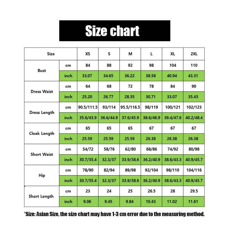 【48HR SHIP】L - email Wig Genshin Impact Beidou Dress Cosplay Costume - lemailwigs