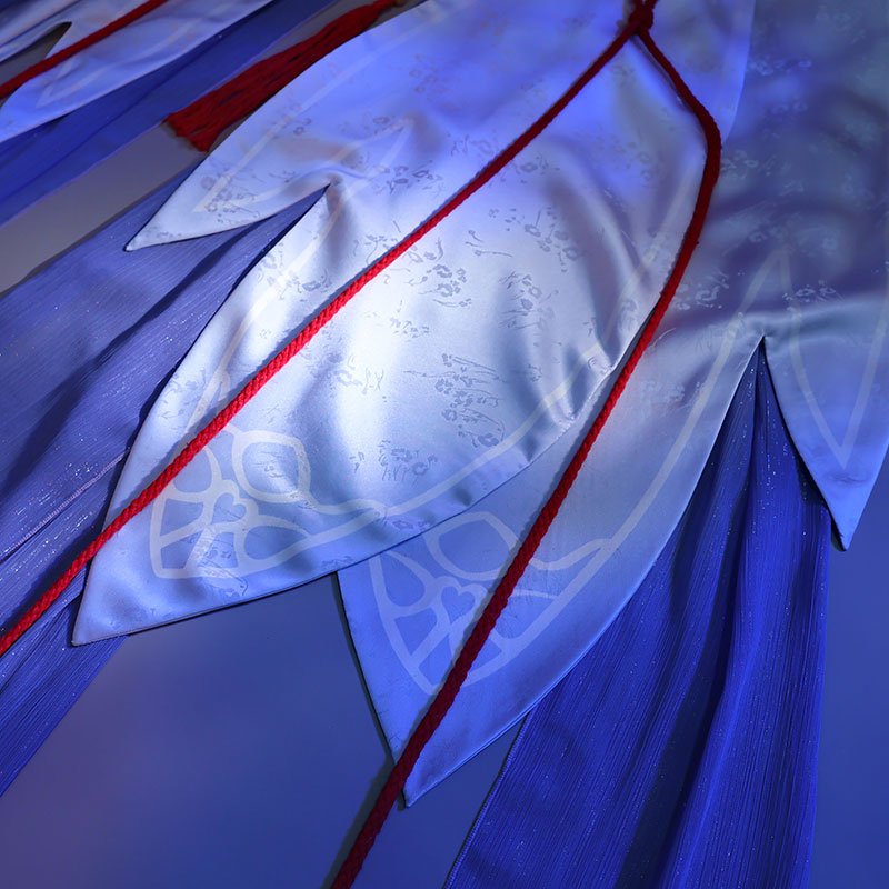 【48HR SHIP】L - email Wig Genshin Impact Ganyu Hanfu Cosplay Costume - lemailwigs