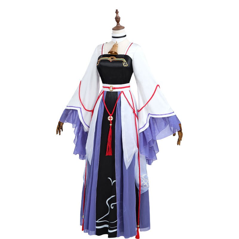 【48HR SHIP】L - email Wig Genshin Impact Ganyu Hanfu Cosplay Costume - lemailwigs