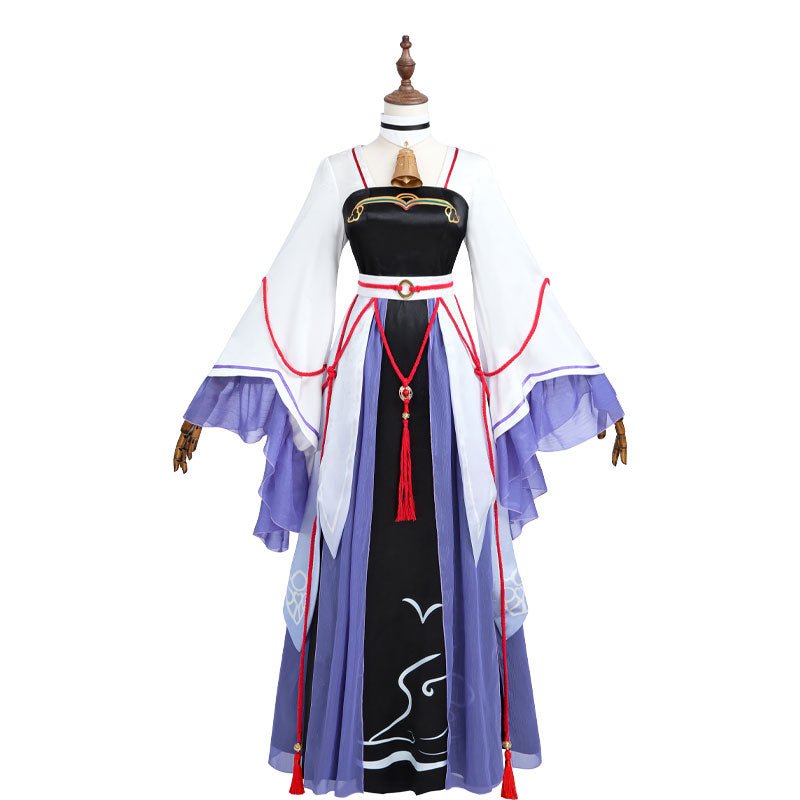 【48HR SHIP】L - email Wig Genshin Impact Ganyu Hanfu Cosplay Costume - lemailwigs