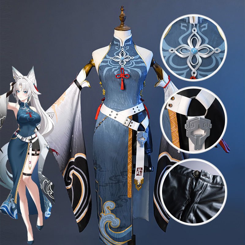 【48HR SHIP】L - email Wig Honkai: Star Rail Feixiao Fanart Cosplay Costume - lemailwigs