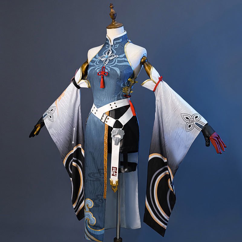 【48HR SHIP】L - email Wig Honkai: Star Rail Feixiao Fanart Cosplay Costume - lemailwigs