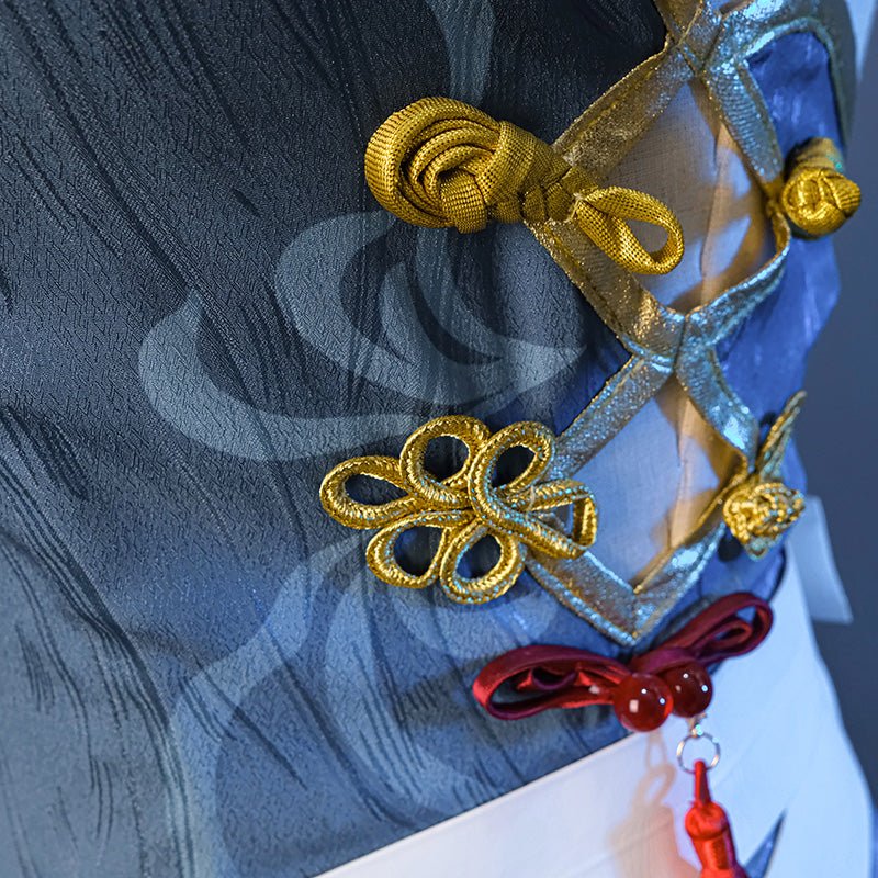 【48HR SHIP】L - email Wig Honkai: Star Rail Feixiao Fanart Cosplay Costume - lemailwigs