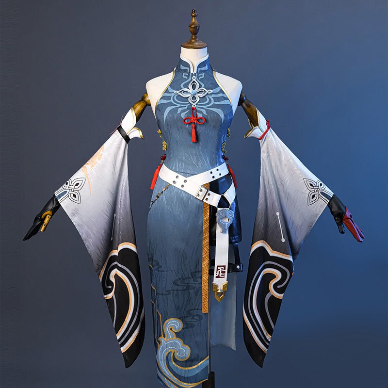 【48HR SHIP】L - email Wig Honkai: Star Rail Feixiao Fanart Cosplay Costume - lemailwigs