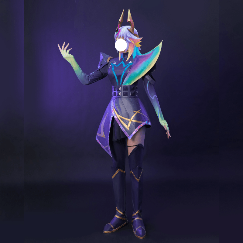 【48HR SHIP】L - email Wig LOL Prestige Empyrean Kayle Cosplay Costume - lemailwigs