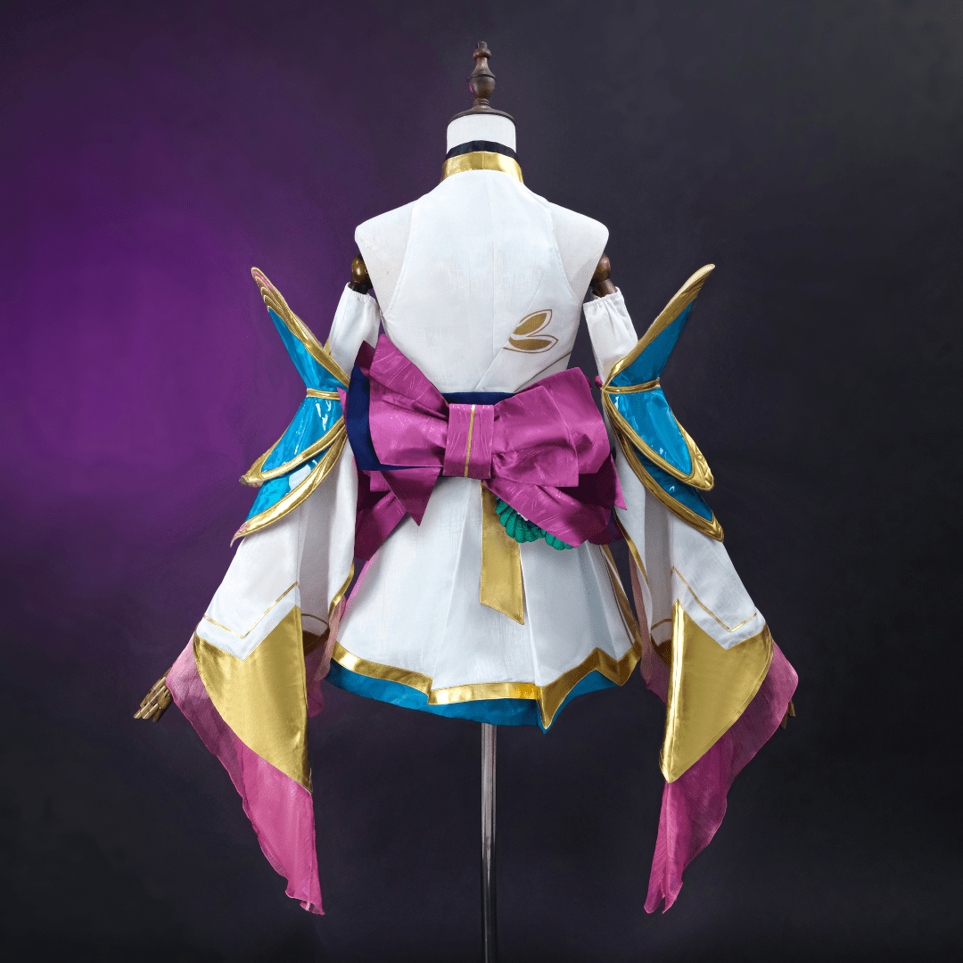 【48HR SHIP】L - email Wig Prestige Spirit Blossom Lux Cosplay Costume LOL Outfit - lemailwigs