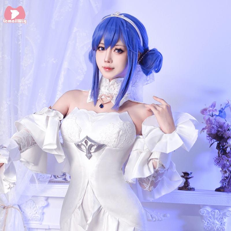【48HR SHIP】Lemailwig LOL Crystal Rose Sona Cosplay Wig - lemailwigs