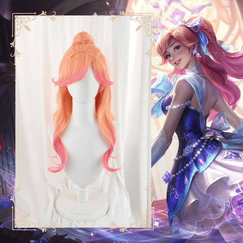 【48HR SHIP】LOL Prestige Crystal Rose Lux Cosplay Wig - lemailwigs