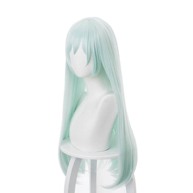 80cm Honkai Impact 3 Liliya Olenyeva Peppermint Green Cosplay Wigs Long Straight - lemailwigs