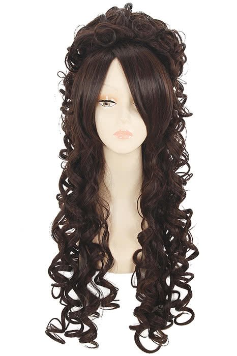 80cm Long Brown Marie Antoinette Movie Cosplay Wigs - lemailwigs