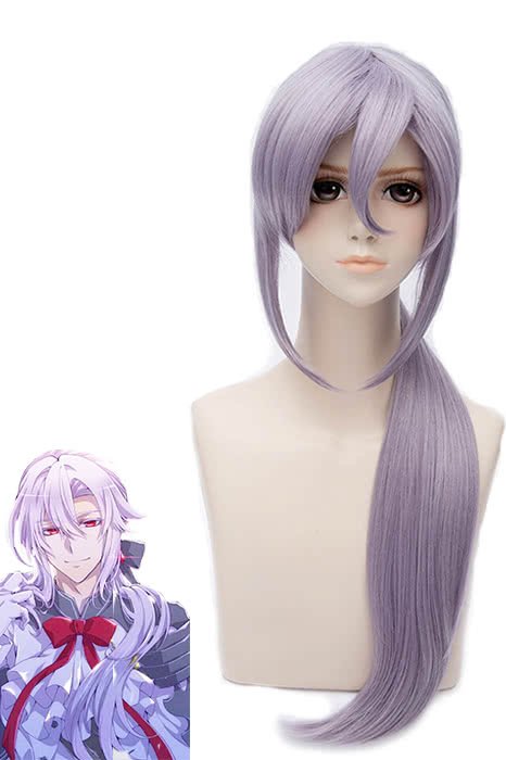 80cm Long Seraph Of The End Ferid Bathory Grey Cosplay wigs - lemailwigs