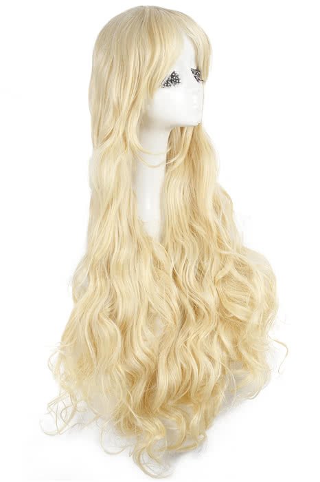 90cm Long Wave Amagi Brilliant Park Latifah Fullanza Cosplay Wig - lemailwigs
