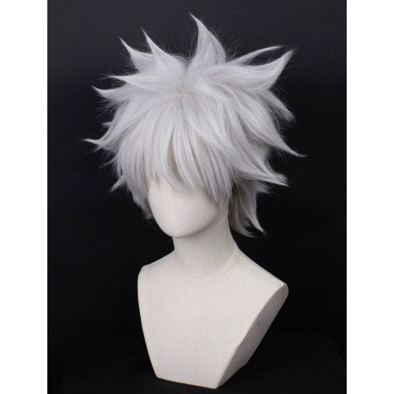 HunterxHunterKilluaZoldyckShortGreyCosplayWigs_2
